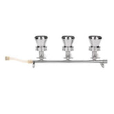 Sartorius 168M3-SS100 3 Branch Microsart Manifolds with Funnels, 100mL - Machine Horizon